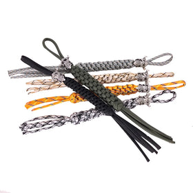 EDC DIY Knife Paracord Cool Fun Beads Pendant Vintage Color Brass Outdoor Tools White Brass Skull Paracord Beads