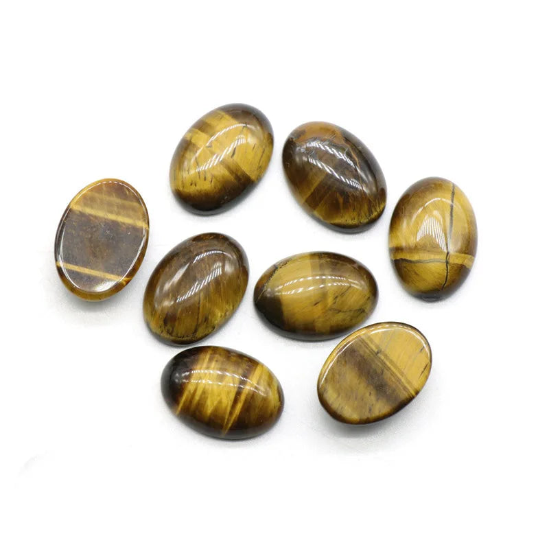HY Yellow Tiger Eye Cabochon Loose Gemstones