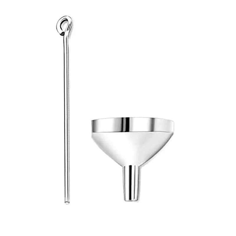 10mm Factory Stainless Steel Cremation Urn Pendant Fine Jewelry Accessory for Cremation Necklace Charm Equipment Funnel for Urn