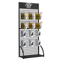 Black Iron Wire Cell Phone case  Jewels Ornament Toothbrush Hanging Display Stand Floor-standing Metal Grid Display Rack