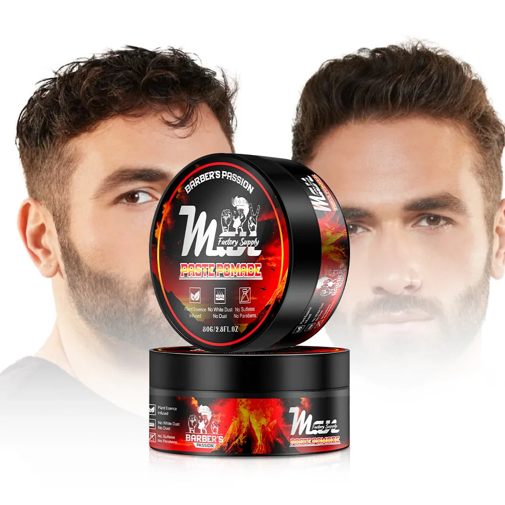18 Years Factory Customize Ingredient and Scent No Animal Testing Hair Clay Matt Pomade Clay Organic Vitamin for Men