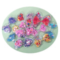 Transparent Bow Heart Star Shape Sequins PVC Shaker Flat Back Quicksand Patch Hair Bow Supplies Scrapbook Embellishment
