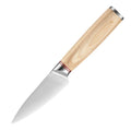 3.5 Inch Paring Knife Kitchen Fruit Knife High Carbon Stainless Steel Peeling Knife with Pakkawood Handle