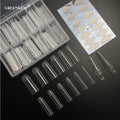 120Pcs Box Silicone Guide Private Label Plastic Finger Extension Mold French Line Dual Form Nail Tips