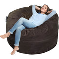Custom Skin-Friendly Soft Material Sponge Foam Filled Sofa Chair Living Room Reading Lounge Sofa Bean Bag