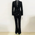 Plus Size Women Clothing Long Sleeve Elegant Two Pieces Sets Long Blazer Luxury Casual Dresses