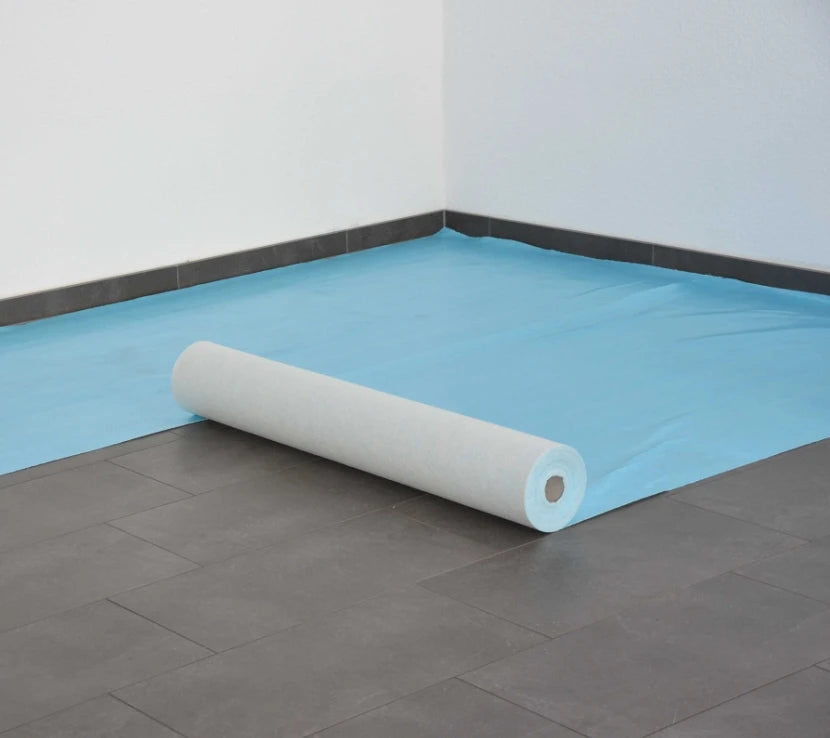 140gr 160gr Painter Mat 1x50m Adhesive Temporary Protection Roll for All Hard Flooring Waterproof Fusible & Anti-Static