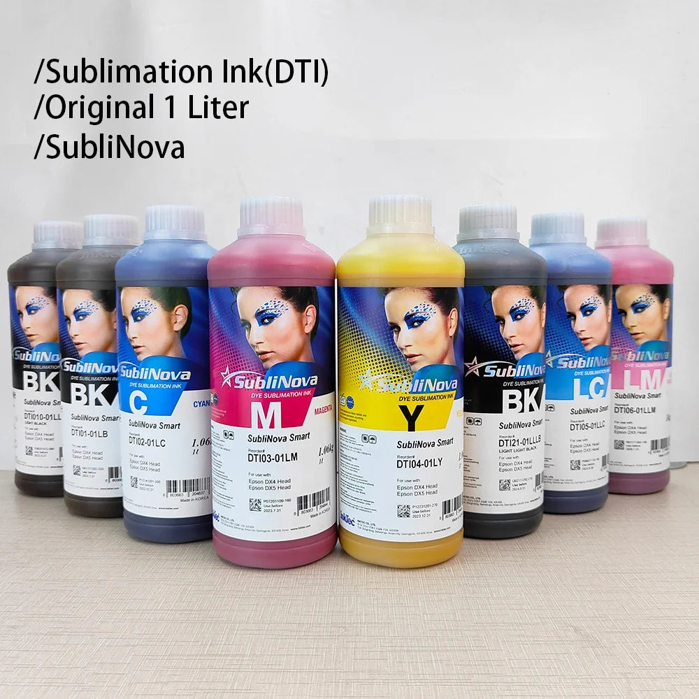 Prosub Wholesale Dye Sublimation Ink for Epson 1000ml 4 Colors Environment Friendly Inkjet Sublimation Sublinova MegaBDM