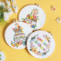 New Happy Birthday DIY Material Kit Creative Handmade DIY Material Package with Hoop MegaBDM