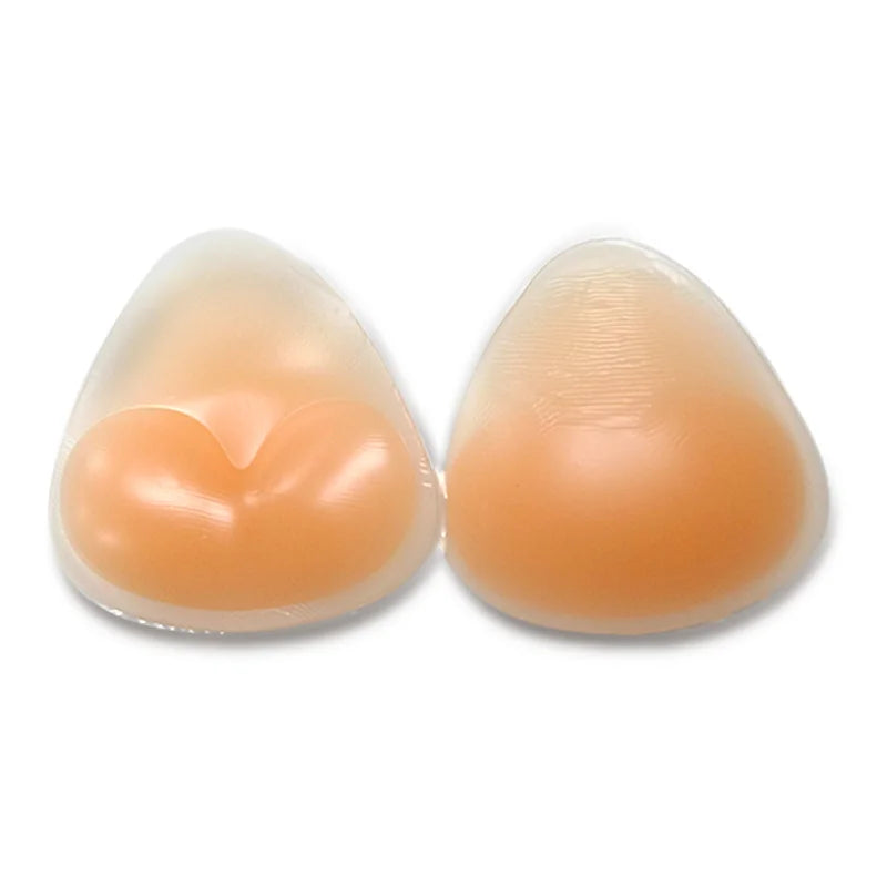 Reusable Silicone Glue Triangle Self-Adhesive Breast Pads Women's Bra Sexy Intimates Accessories-Nipple Cover Breast Petals