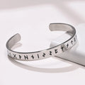 Nordic Viking Runes Men's Bracelet Cuff Surgical Stainless Steel Fashion Cuff Bracelets