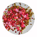 500g/Lot Valentines Themed Soft Clay Slime Hears Sweet Lips Drinks Clay Slices Sprinkles for DIY Nails Art Crafts Filling