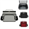 Custom Logo 600D Oxford Lunch Cooler Bag Shoulder StrapInsulated for Travel Picnic Thermal Bag Soft Outdoor Tote Cooler Box