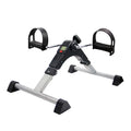Black Folding Exercise Bike Pedal Exerciser with Electronic Display Portable Sports & Entertainment Product