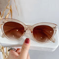 Mens Sunglasses Custom Logo Trending Sunglasses for Men Clear Frame Vintage Women Shades 2023 Round Cat Eye Sunglasses