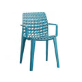Nordic Simple PC Frame Plastic Arm Chair for Dining Home Furniture Factory Direct Living Room Chair