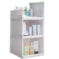 China Factory Organizer Shelf Kitchen Storage Plastic Bathroom Rack