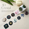 Custom Raised 3D Gloss Kiss Cut Clear PET Tapes Sticker Rolls Manufacturer