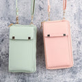 2022 Solid Color Phone Bag Crossbody Women Simple Large Capacity Vertical One Shoulder Bag for Student