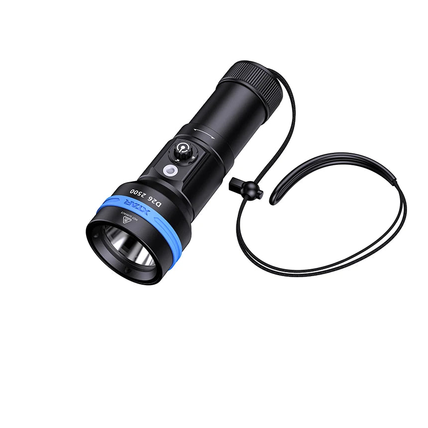 Chinese Factory Directly Sale 26650 Batteries Magnetic Push Button Switch Taucherblitzleuchte High Lumen 2500lm Diving Torch