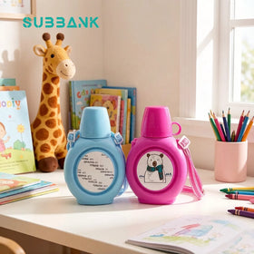 Subbank Sublimation Water Bottle Blanks Personalized Reusable Plastic Sports Bottles Heat Transfer Drinkware for School Outdoor