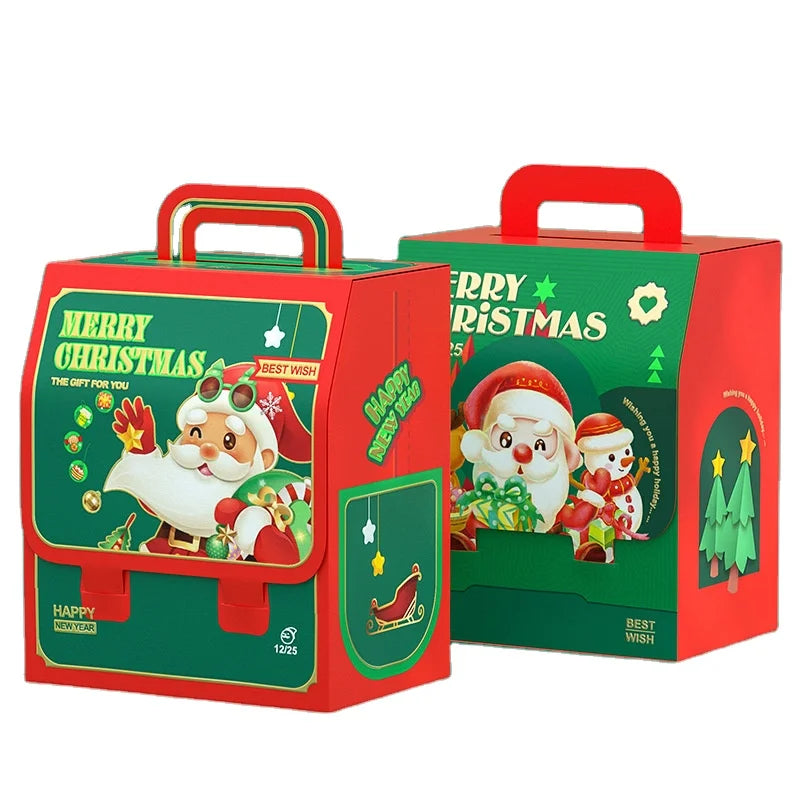 Cheap Creative Christmas Gift Boxes Backpack Shape Christmas Candy Box for Party Decor