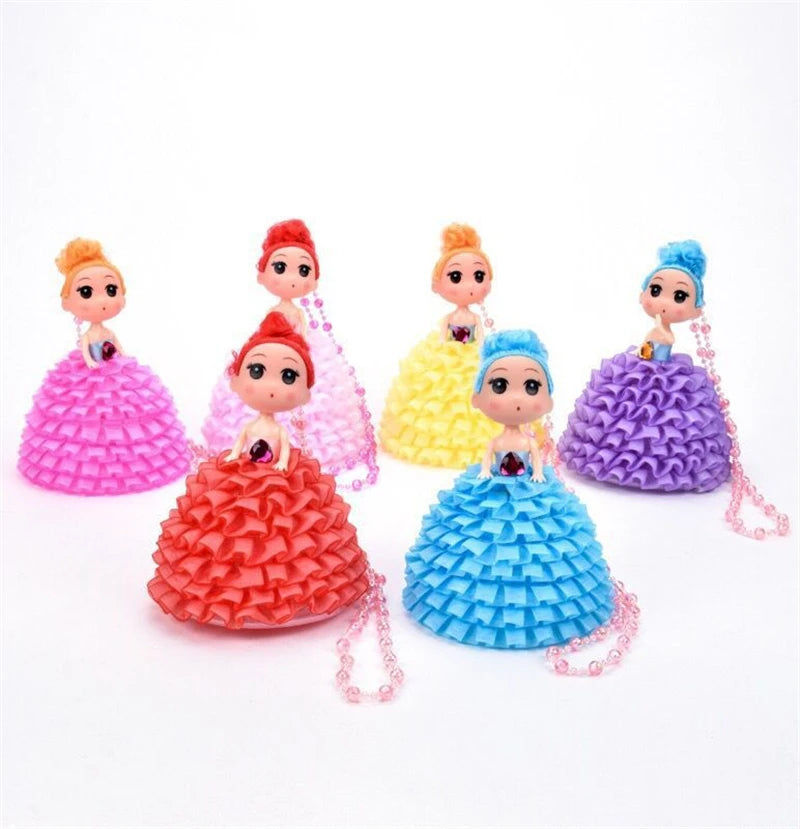 New Luminous Portable Doll Colorful Glitter Princess Doll Children's Net Red Luminous Toy Glowing Night Light Gift for Children