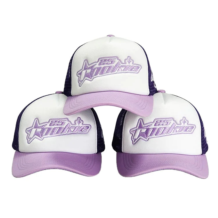 Cap Mesh  Trucker Hats With Custom logo  Embroidery logo 5 Panel Mesh Suede Trucker Hat Customizable Trucker Hat