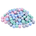 Wholesale Geedyn SiB040 Classic Custom Logo Customized Colorful Square Silicone Letter Beads DIY Fashion Alphabet Bracelet