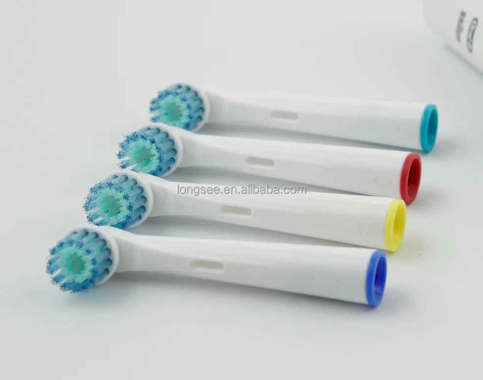 Oral Care EB-17C Replacement Head for Adult Electric Toothbrushes Medium Nylon Bristle Battery Powered Gently for Home Use