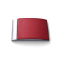 Personalized Business Card Holder Leather Aluminum Metal Name Card Case for Men Woman