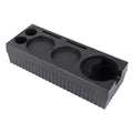 Espresso Coffee Accessories Black ABS Espresso Tamping Station Coffee Tamper Holder Storage Base