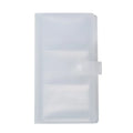 Transparent Button Type Business Card Storage Book Collection of Card Notes Illustrated Book