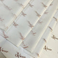 Custom Printed  Logo Gift Shipping Wrapping Paper Small Business Tissue Paper for Clothing T Shirt Packaging