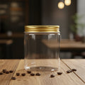 100ml 150ml 200ml Plastic Cream Jars Silver Aluminium Lid PET Inner Seal Clear Food Storage Packing for Cake Sugar Snack Candy