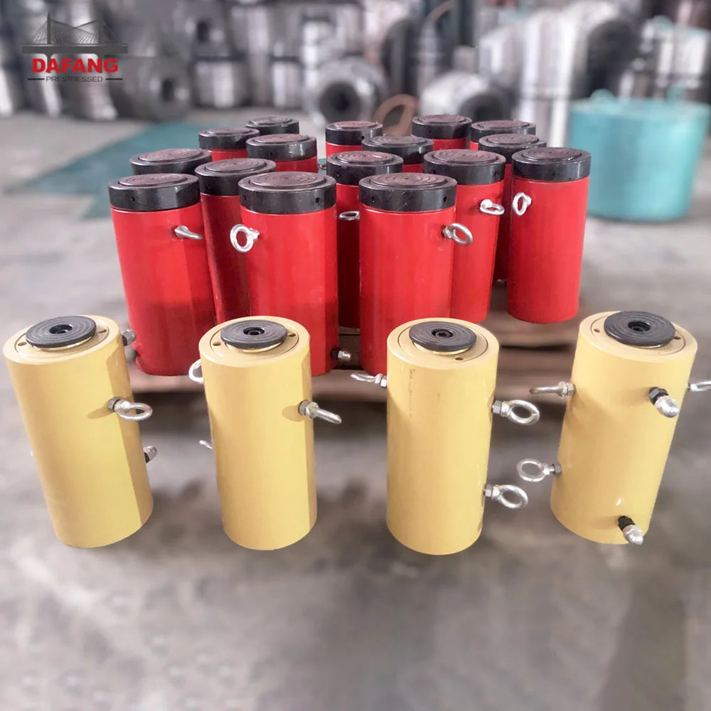 50 75 100 150 Ton Single Acting Double Acting Post Tension Nut Lock Hydraulic Cylinder Jacks Hydraulic MegaBDM