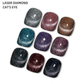 JTING Popular Trend 9D Laser Diamond Glitter Cat Eye Gel Polish Colorful Shiny Reflective Nail Art Cat Eye Gel Nail Supplier