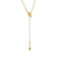 Stainless Steel Adjustable Snake Chain Pendant Necklace 14K Gold PVD Plated Personalized Long Y Gifts Weddings Anniversaries