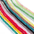 1mm 2mm 3mm Factory Direct Sale Glass Bicone Beads DIY Handmade Glass Bicone Loose Beads for Jewelry Making