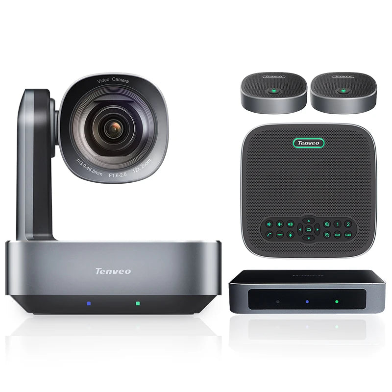 Tenveo 4K All-in-one Video Conference Group Auto Tracking 12x Zoom Camera Video Conference System Solutions