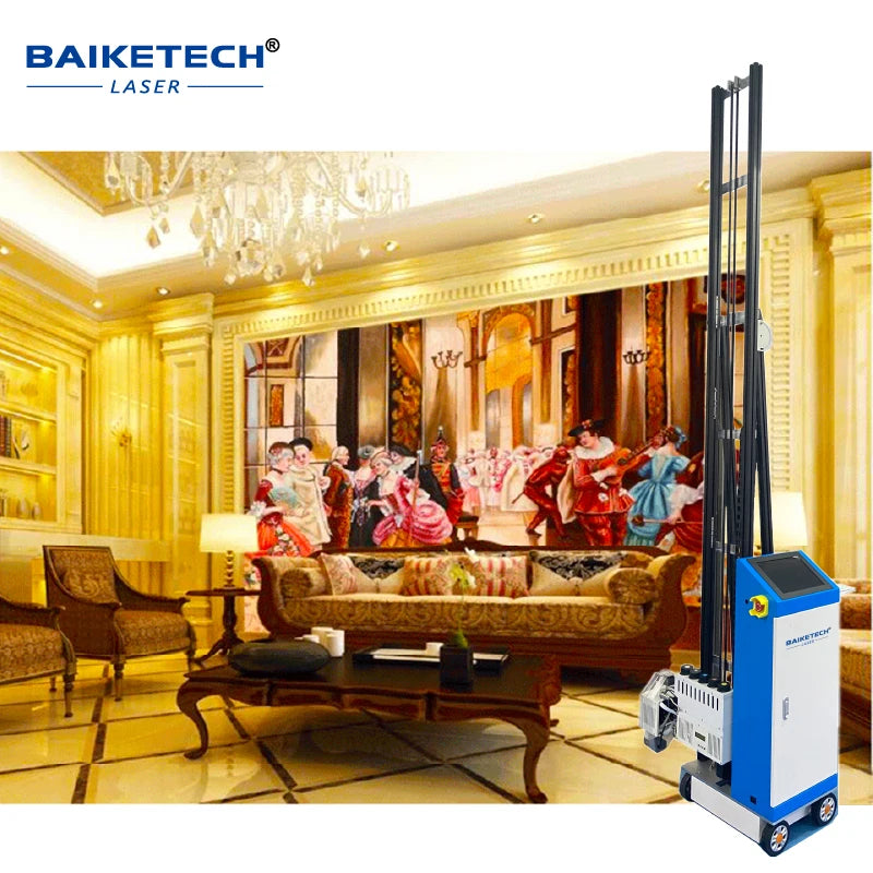 Multi-Function Wall 3000 mm Height Photo Printing Machine 3D Effect Vertical UV Ink Wall Printer Wall Printing Machine
