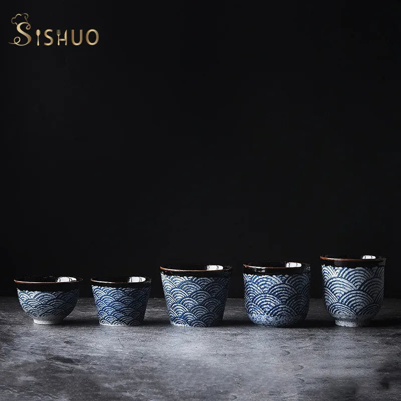 Wholesale Turkish Arabic Ceramic Porcelain Coffee Cups Gawa Cups Handmade Pottery Mug