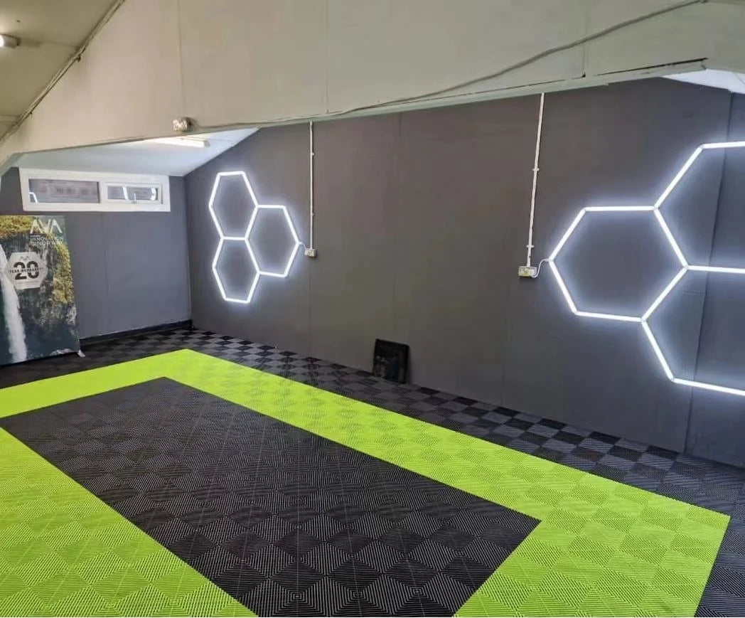 Car Wash Parking PP Interlocking Floor Tiles Multifunctional Wholesale Workshop Garage Plastic Flooring