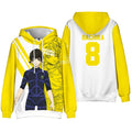 Fitspi Anime Hoodie Women Men Comic Hoodies 3d Printed Chigiri Anime Sweatshirts Cosplay Costume Boys Girls Pullover
