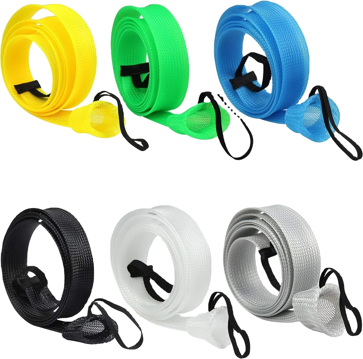 TOPIND Wholesale Fishing Rod Sleeve Braided Mesh Rod Protector for Lake River Stream Fishing