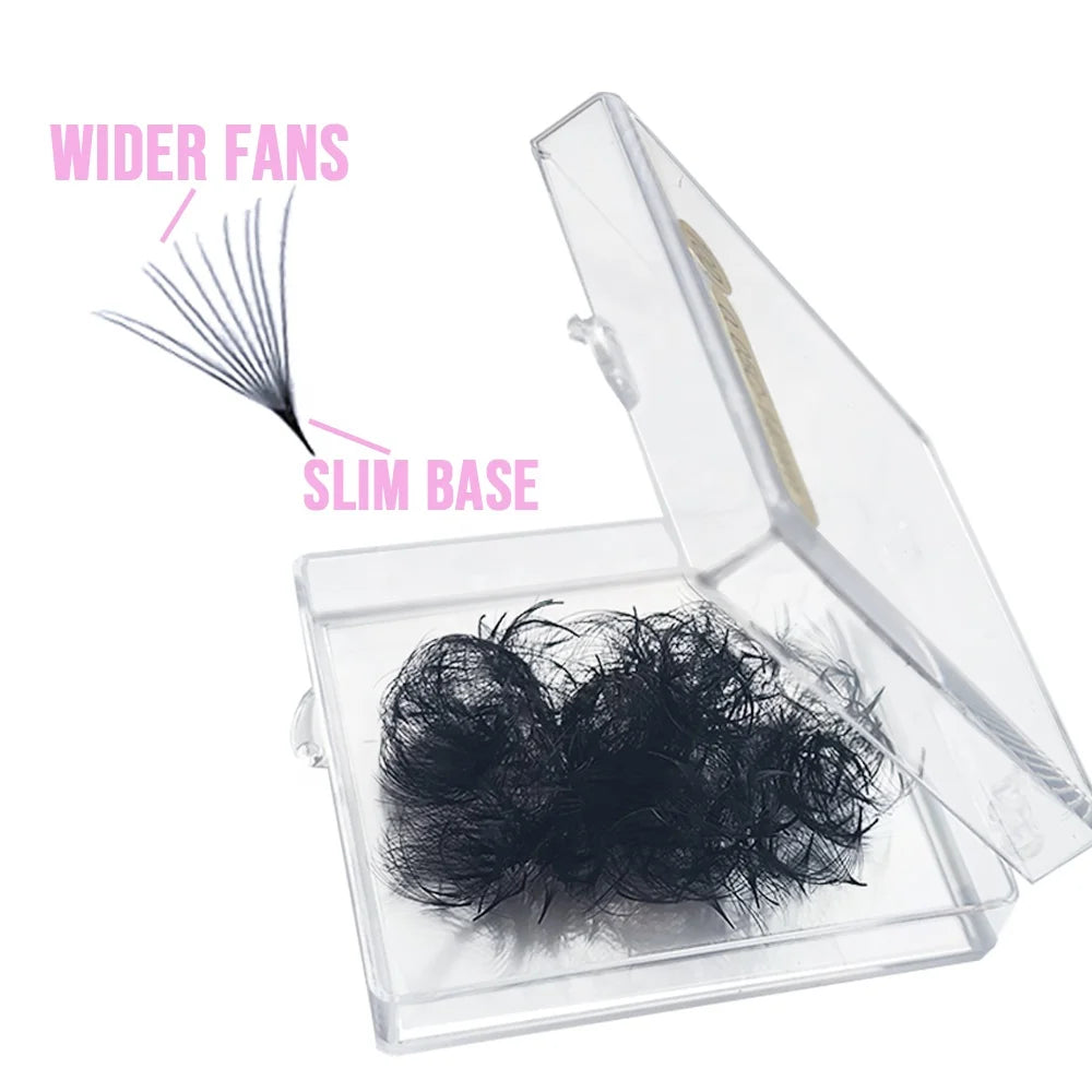 Loose Fans Pointy Base Lash Premade Fans Mega Volume Matte Cashmere Eyelash Extensions