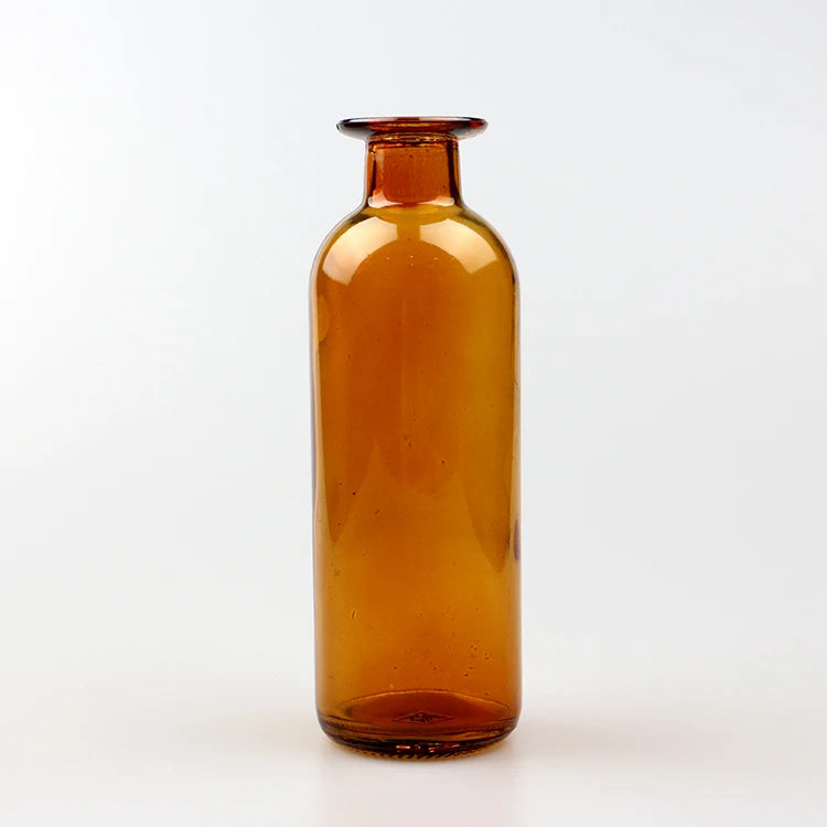 Amber Square for Reed Diffuser Bottles 250ml 500ml Empty Glass Aroma Containers