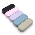 Eye Glasses Case Candy Color Custom Logo PU Microfiber Glasses Packaging Set with Cloth Bag and Box for Eyewear