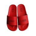 China Wholesale Plain Custom Sandal Slidecustom logo Pvc Slide Sandal Slipper Red Slide Sandal Men