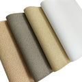 Custom Sizes Imitated Linen Embossed Faux Leather Soft Solid Color Plain Leather for Bags Hair Bows Jewelry Making